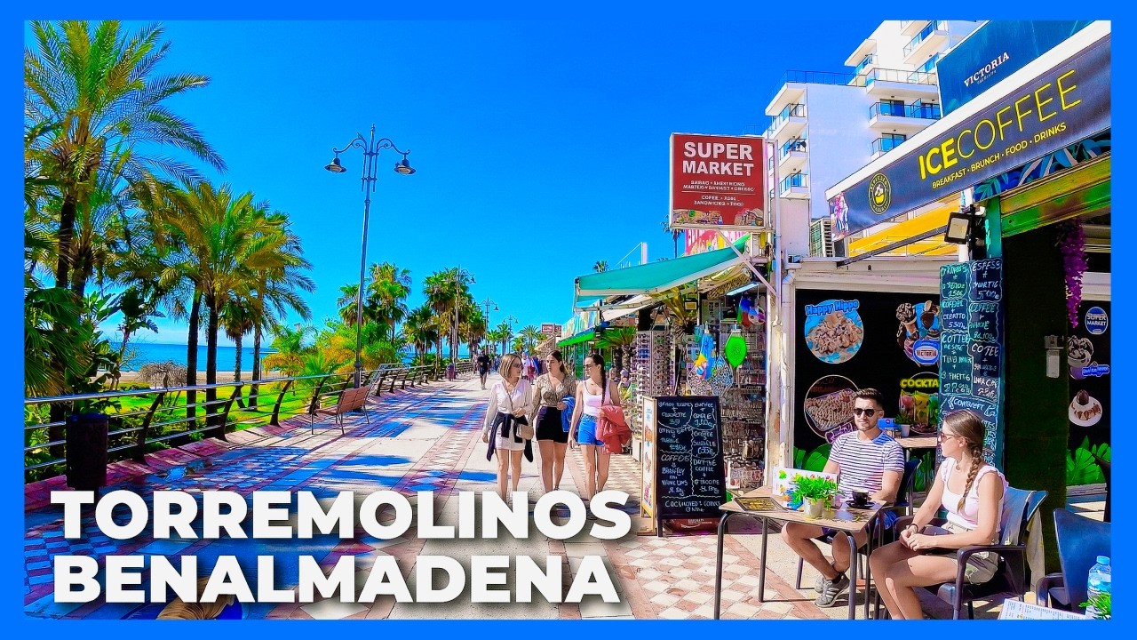 Torremolinos to Benalmadena, Spain | Sunny Day After the Storm – Costa del Sol Promenade 4K Walk