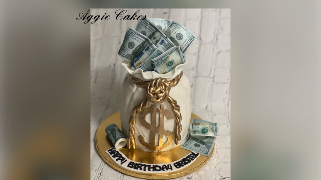 Money Bag Cake