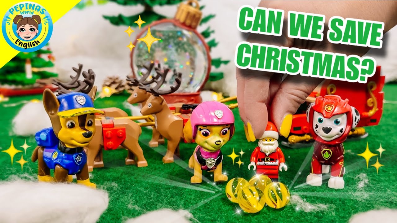 🎅🏻✨ Can We Save Christmas? 🎄🔍 Find the Magic Energy Balls with Paw Patrol  & Peppa 🐶🐾