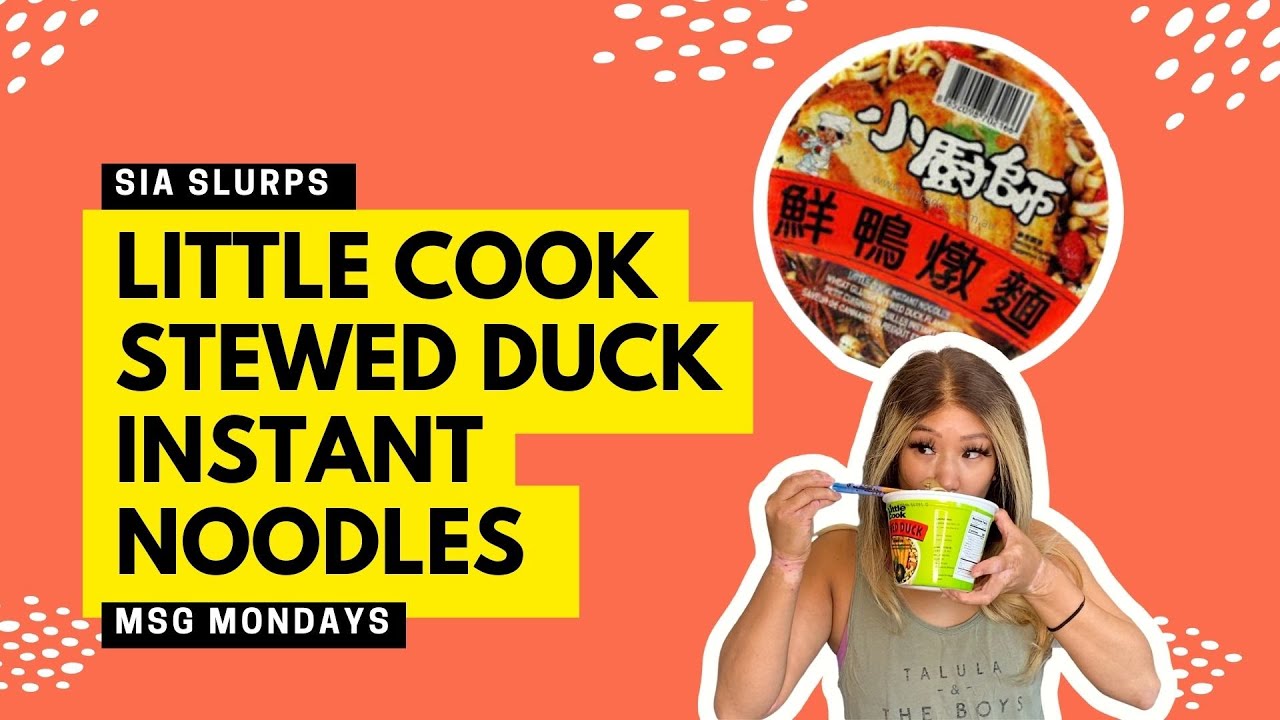 LITTLE COOK STEWED DUCK INSTANT RAMEN - Instant Noodle Review! 🦆