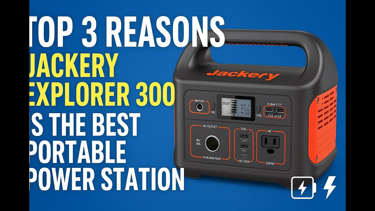Jackery Explorer 300 Review: Best Portable Power Station in 2025