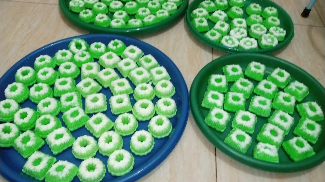 Resep dan cara membuat kue putu ayu//ukuran 1kg