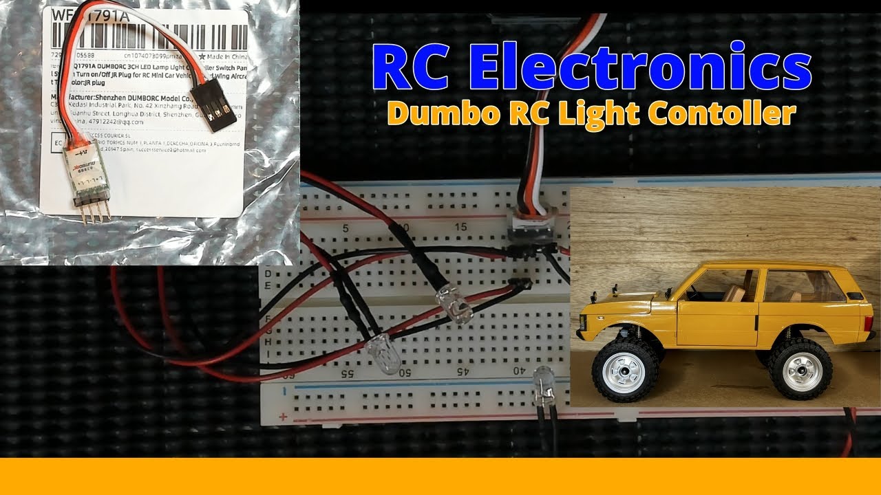 RC Electronics - LED Light Controller for Car or Boat or Plane