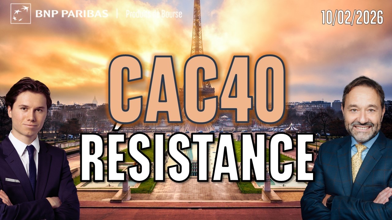 Le CAC sous résistance - 100 % Marchés - 10/02/2026 - M