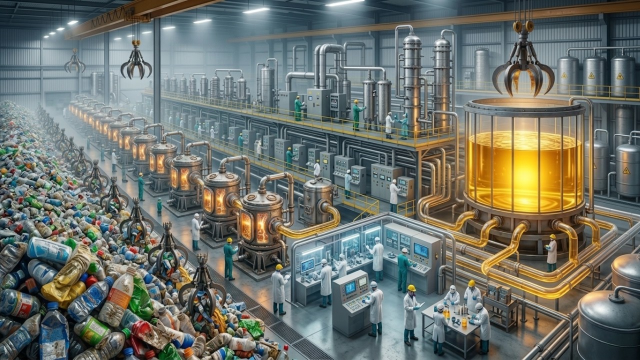 How Plastic is Chemically Recycled into High-Quality Fuel