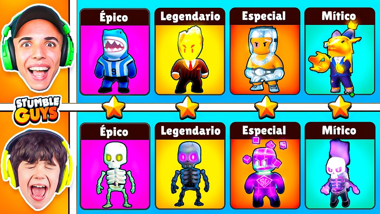 SOBREVIVE a STUMBLE GUYS HARDCORE con el MEJOR JUGADOR! 😱