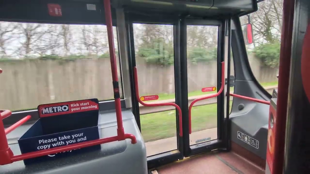  2013 Wright streetlite Getting Thrashed on the 103 towards Windsor Castle