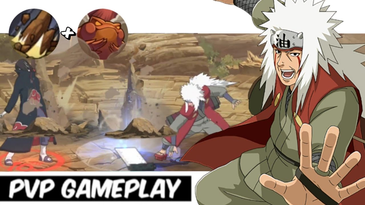 Best Combo Jiraiya Spell Earth Release · Earth Flow Spear + Skill 1
