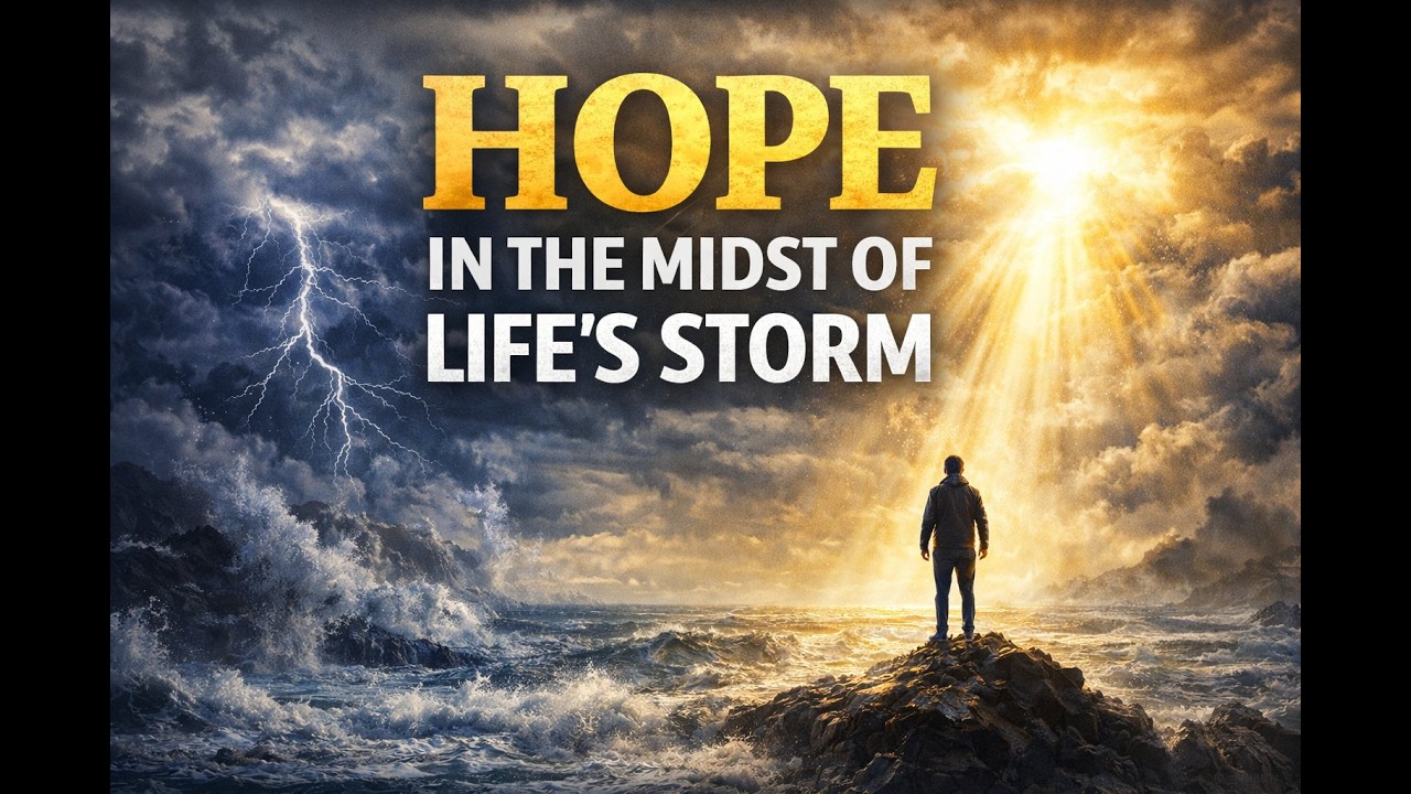 HOPE IN THE MIDST OF LIFE'S STORM#motivation #quotes #bible