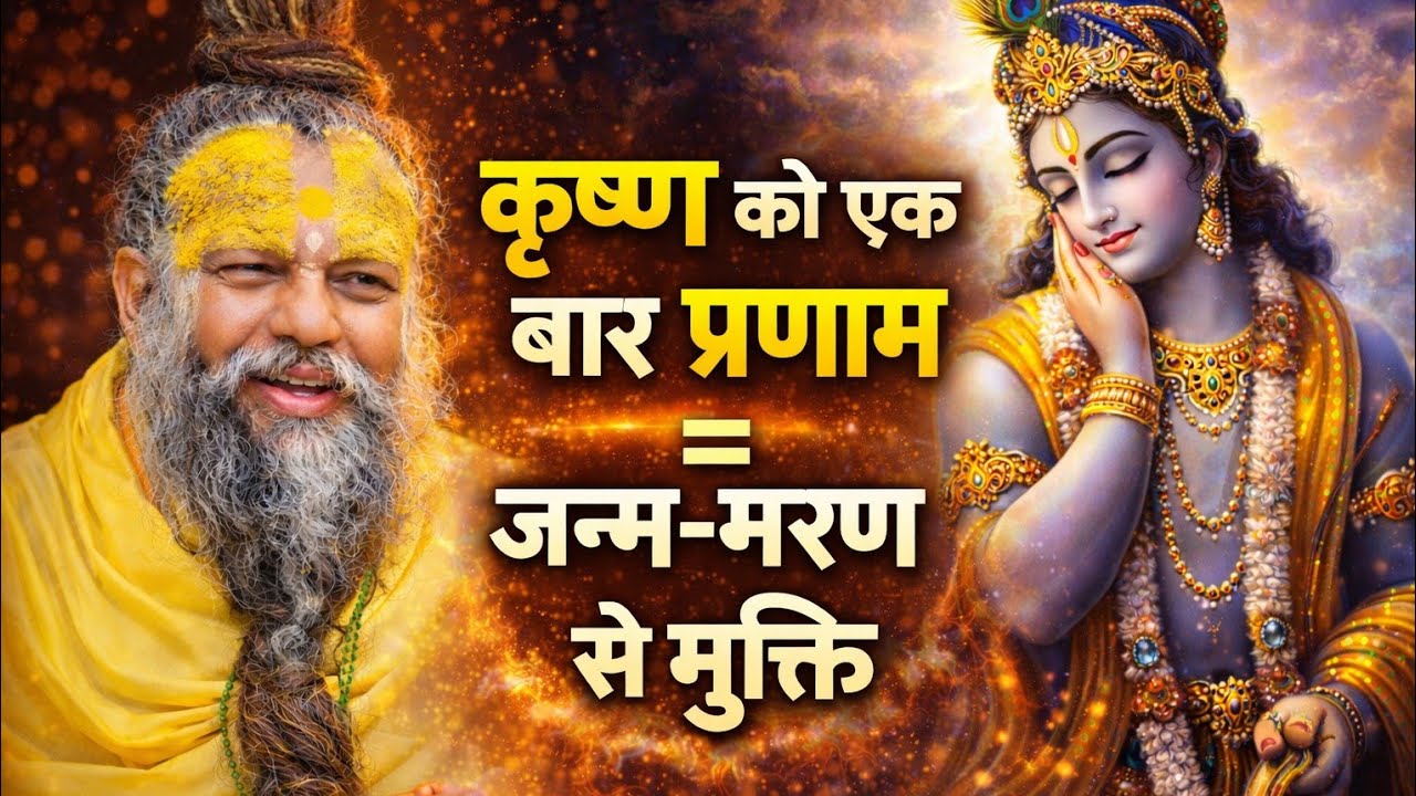 कृष्ण को एक बार प्रणाम = जन्म-मरण से मुक्ति | Premanand Maharaj Pravachan