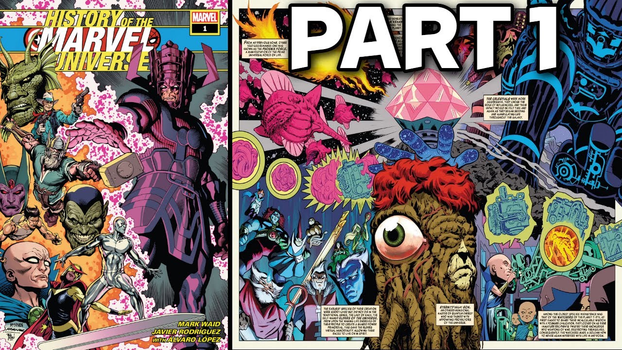 The History of the Marvel Universe Issue #1 Part 1 (2019) by Mark Waid & Javier Rodriguez