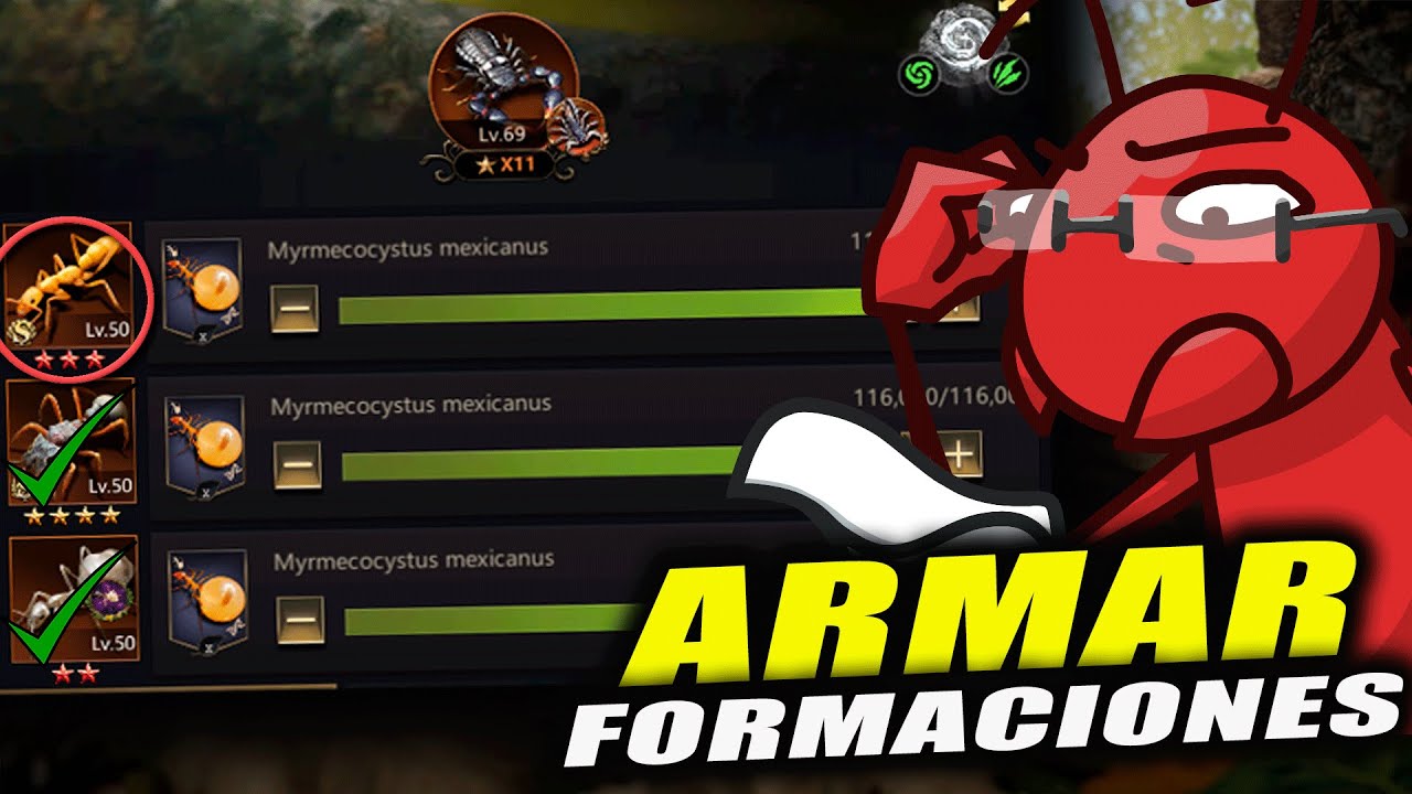 ✅ARMA TUS MEJORES FORMACIONES PVP CON ESTOS TIP`S!🐜 The Ants: U.K