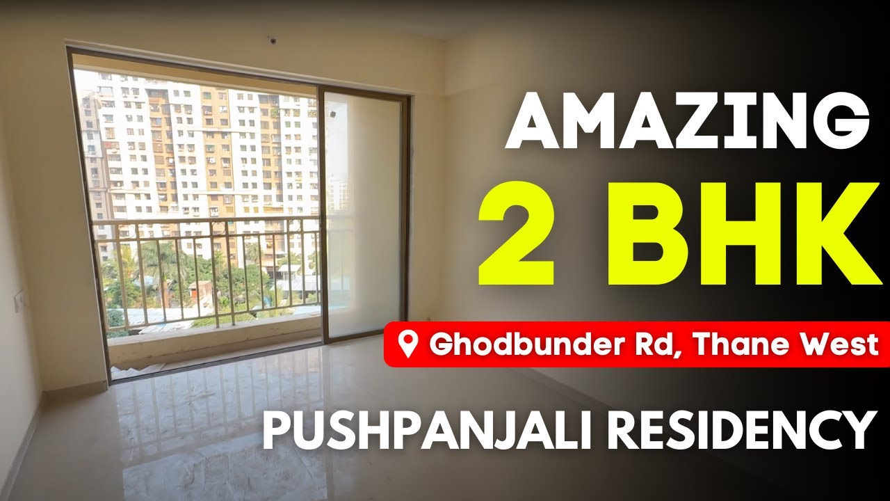 Amazing 2 BHK in Thane West | Pushpanjali Residency, Thane | Low Budget Flat | +91 98198 10041
