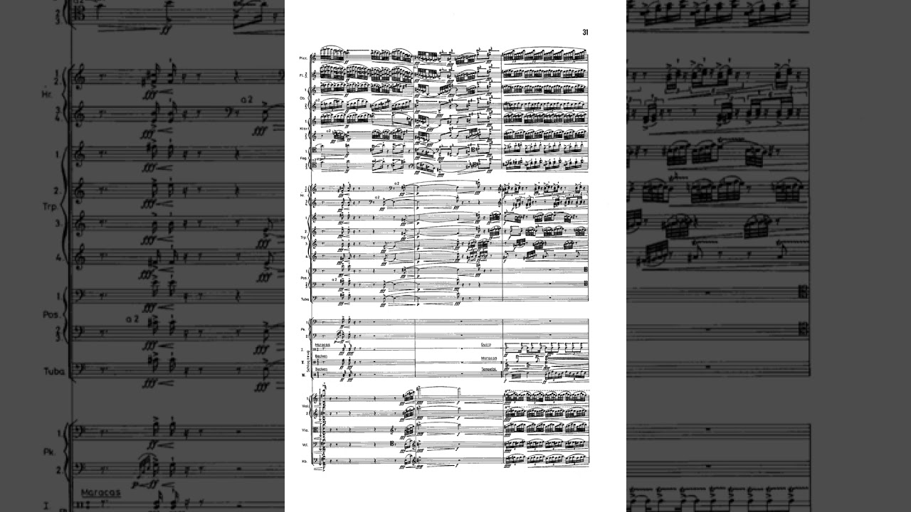 Yun Isang: Exemplum in memoriam Kwangju (1981) with score