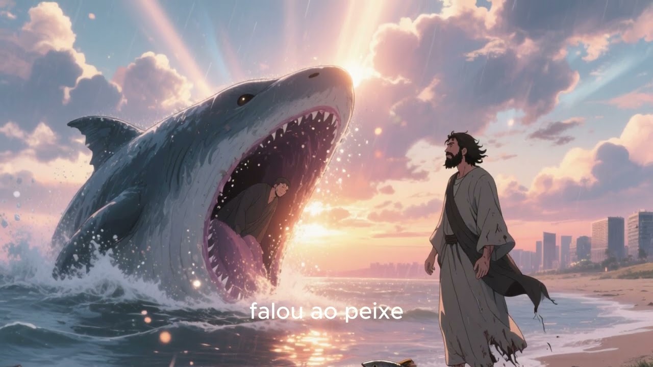 #09 Jonas e a Baleia 🐳 A História Completa | Desenho Bíblico de Superação