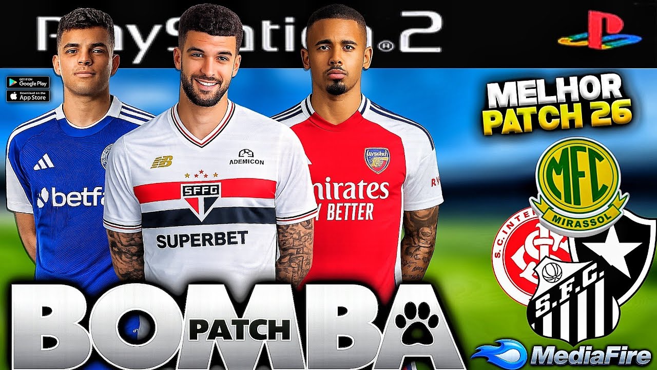 NOVO BOMBA PATCH 26 (PS2) DOWNLOAD GRÁTIS! ATUALIZADO NETHERSX2, PCSX2 & OPL 