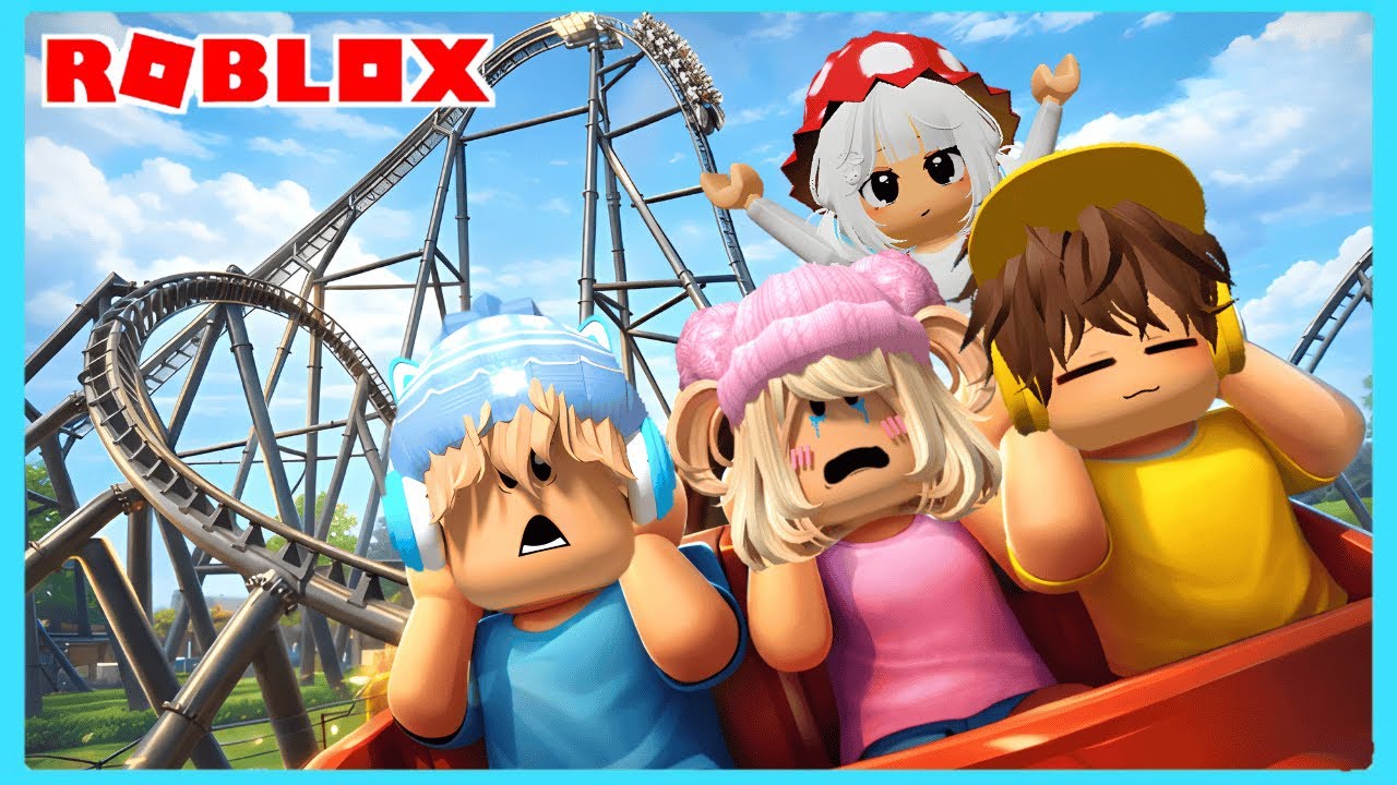Bang Boy Dan Caca Liburan Naik Roller Coaster Terbesar Di Roblox Brookhaven ft 