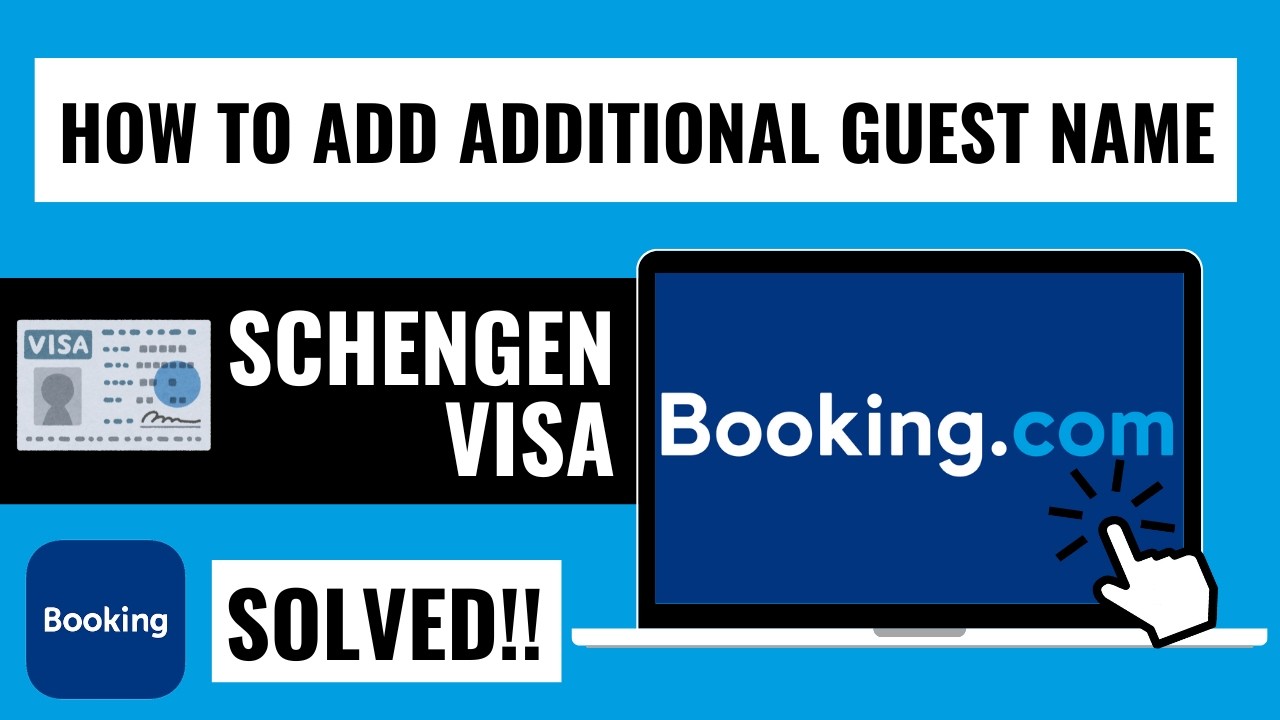 How to Add ADDITIONAL Guest Name on Booking.com Website (2024) | IT WORKS!! #schengenvisa