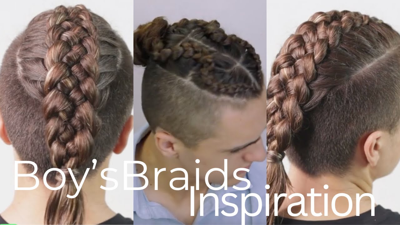 Boy's Braids Inspiration_Wavy Double Dutch Braid & % Strand Braid | Trencita Johnson