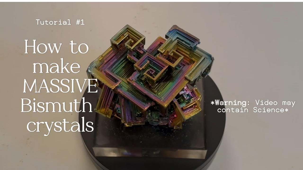 How To Make Bismuth Crystals!
