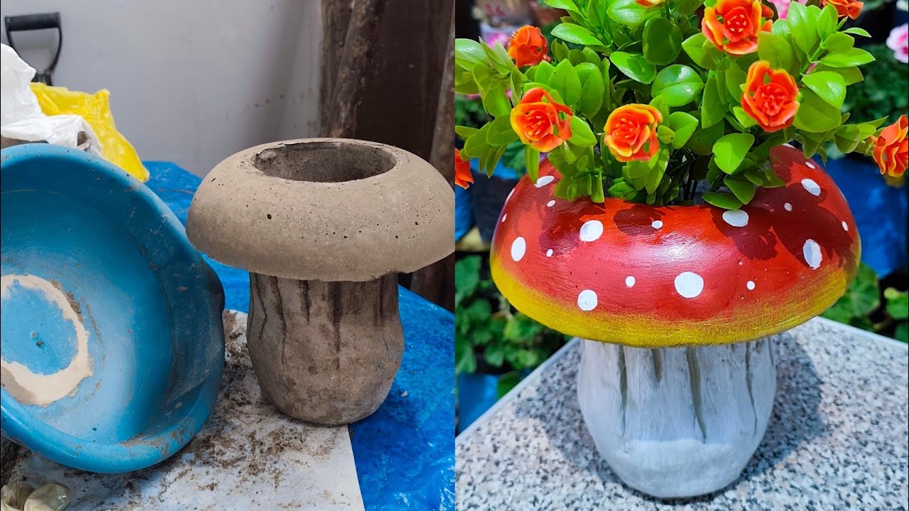 Te enseño de cómo lo termine , así lo pinté 🍄🪴