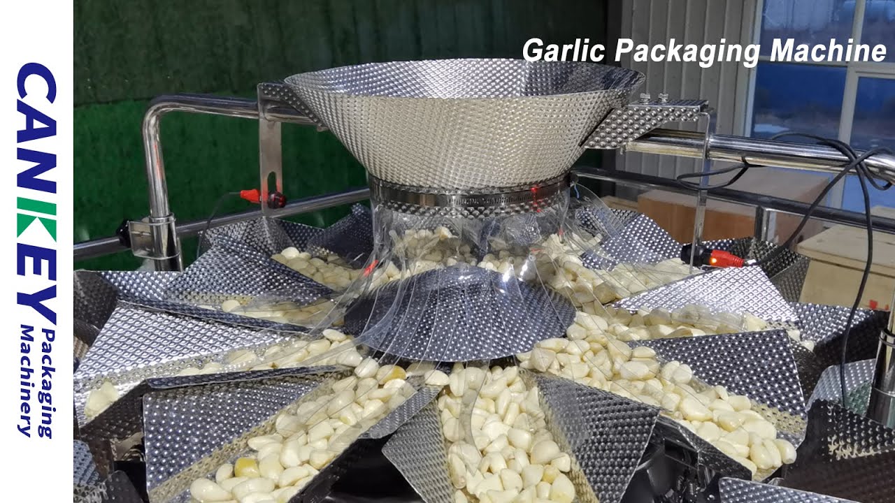 Efficient Automatic Peeled Garlic Packing Machine for Sale