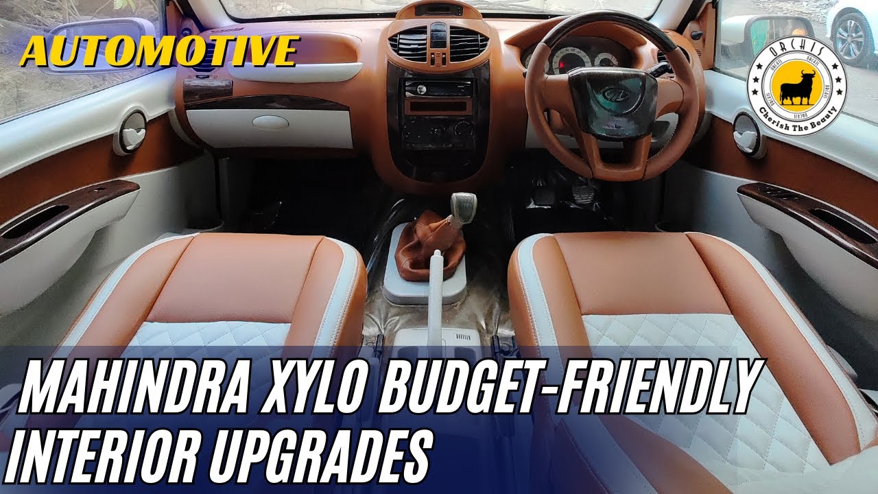Mahindra Xylo Complete Interior Modification with Stunning Ice Grey and Tan Upgrade at Orchis Mumbai