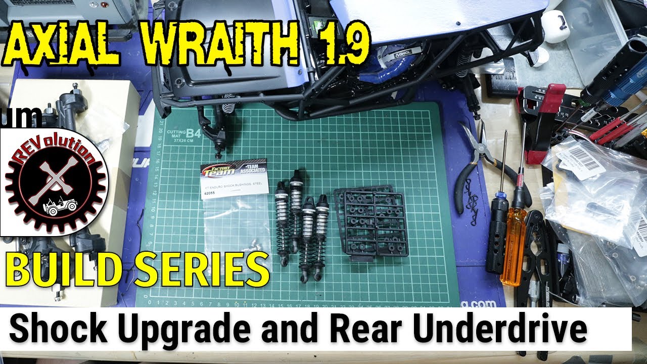 Axial Wraith 1.9 Build Series - Shocks and Rear Underdrive Gears