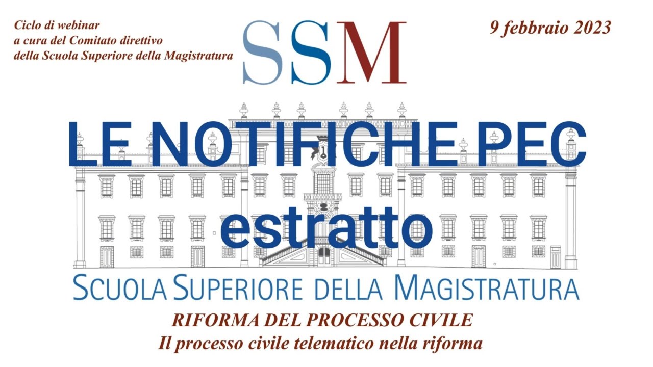 Obbligo di notifiche PEC Riforma Cartabia