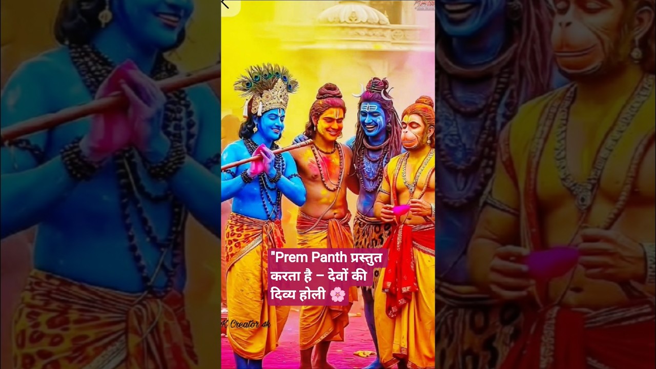 🌺देवों की होली &ndash; भक्तों के संग