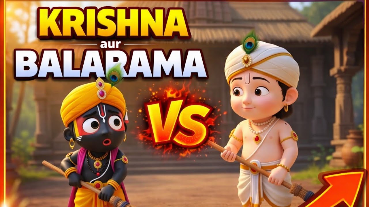 अरे… जगन्नाथ जी और बलभद्र जी मंदिर के बाहर झाड़ू क्यों लगा रहे हैं? 🤯🙏 | Divine Leela