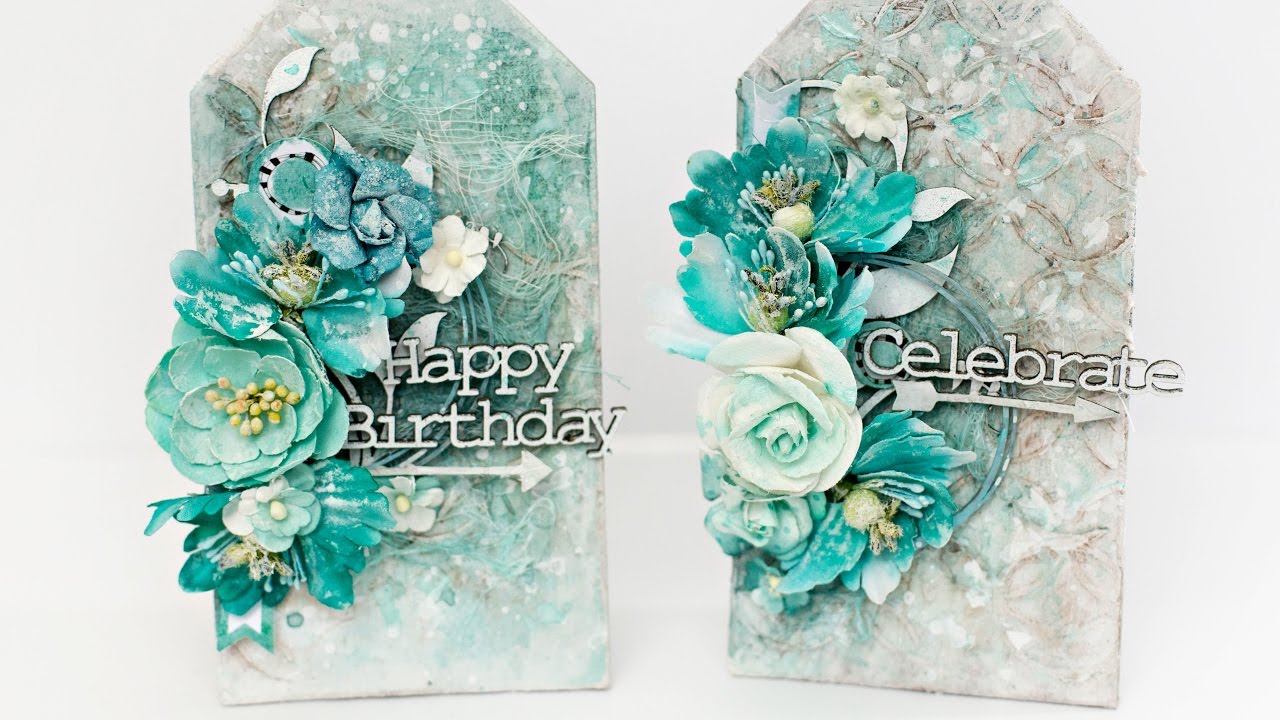 Step by step Mixed media tag tutorial.