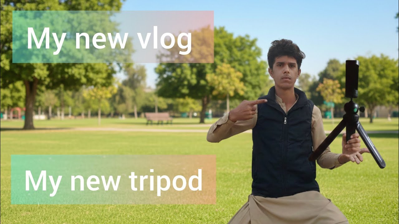 #1 My new vlog my new tripod 
