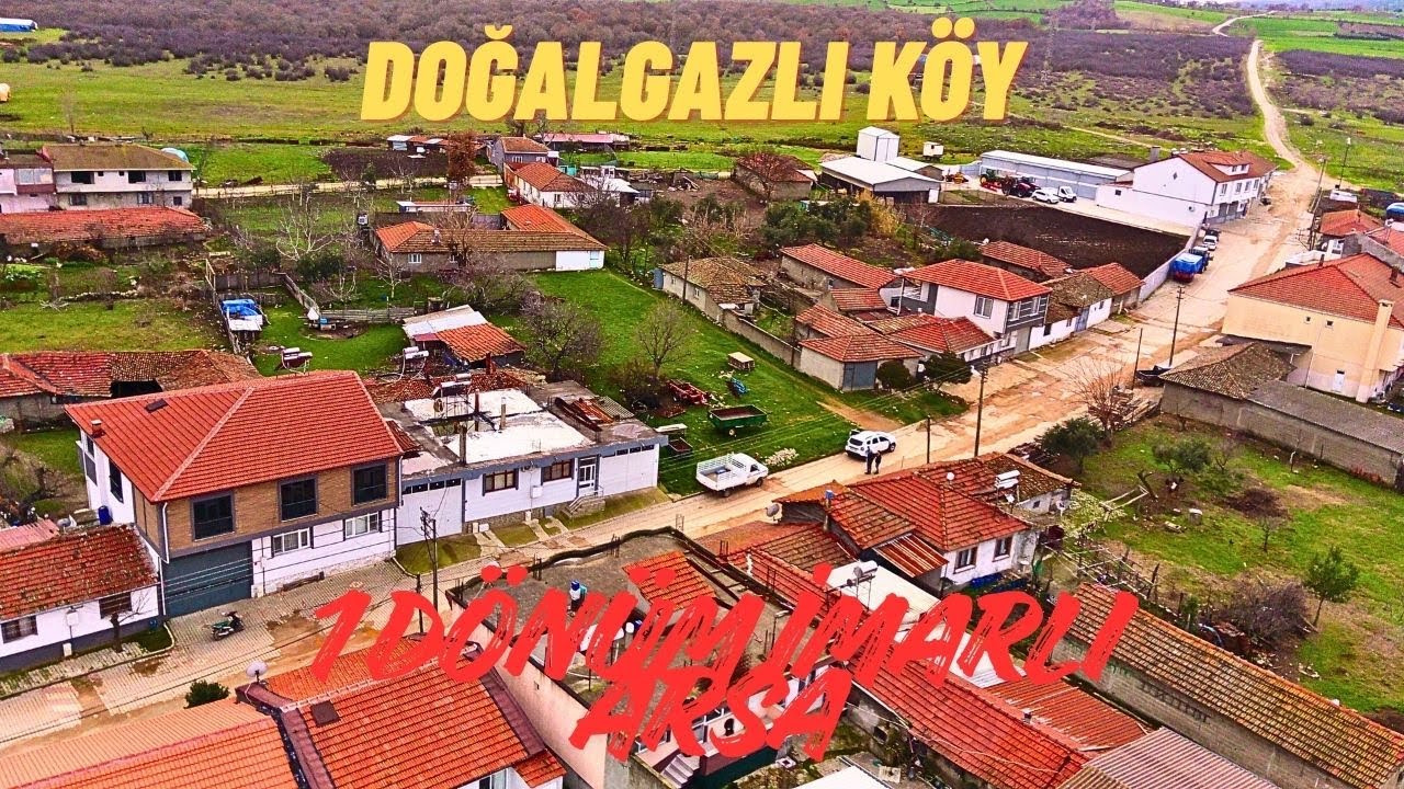 (375) DOĞALGAZLI İMARLI ARSA 1047M2  DENİZE 15 DK MESAFEDE GÖNEN/GÜNDOĞAN