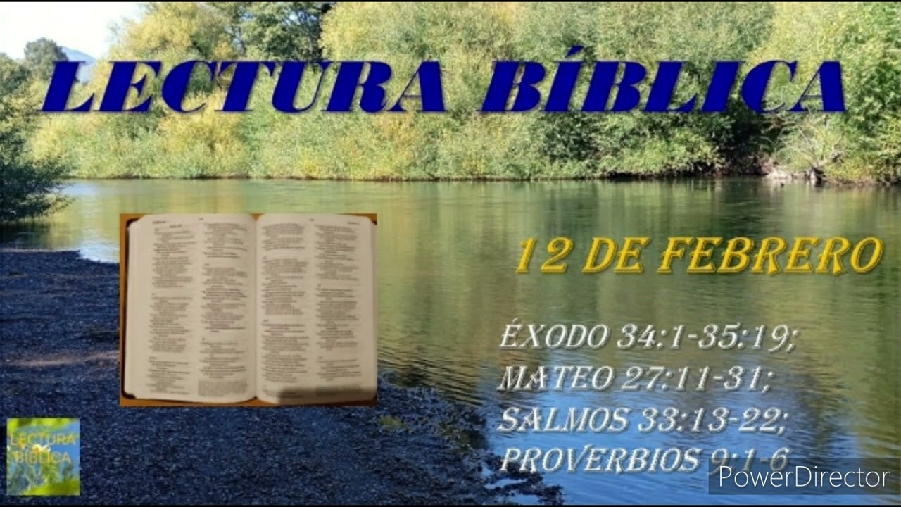 LECTURA BÍBLICA DIARIA - 12 DE FEBRERO