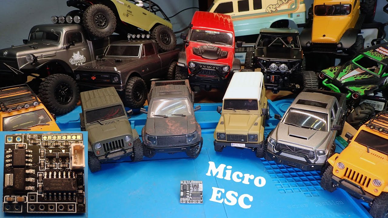 Azure Hawker AH-ESC-001: Awesome ESC + lightcontroller for Orlandoo, SCX24 & Co.