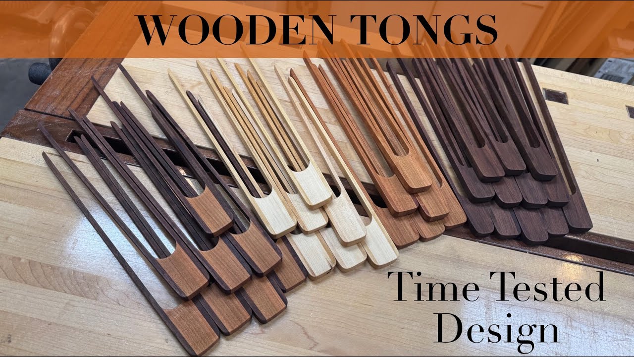 Wood Toaster Tongs - Christmas Gifts from the Wood Shop
