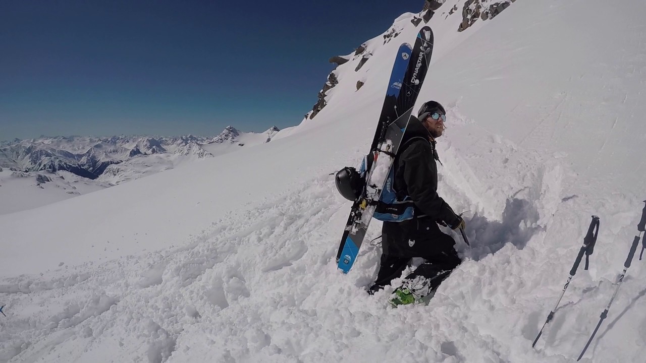 Aiguille des Saints Pères, Val-Thorens, couloirs Ouest A et B