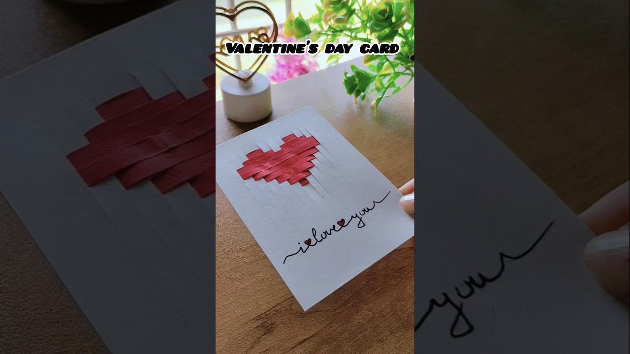 Valentine's Day Card Idea | Easy Handmade Creative Card Idea | Valentine's Day Idea ❤️