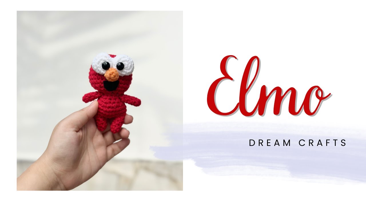 Crochet Elmo step-by-step tutorial/ Elmo / Dream Crafts by Milia229