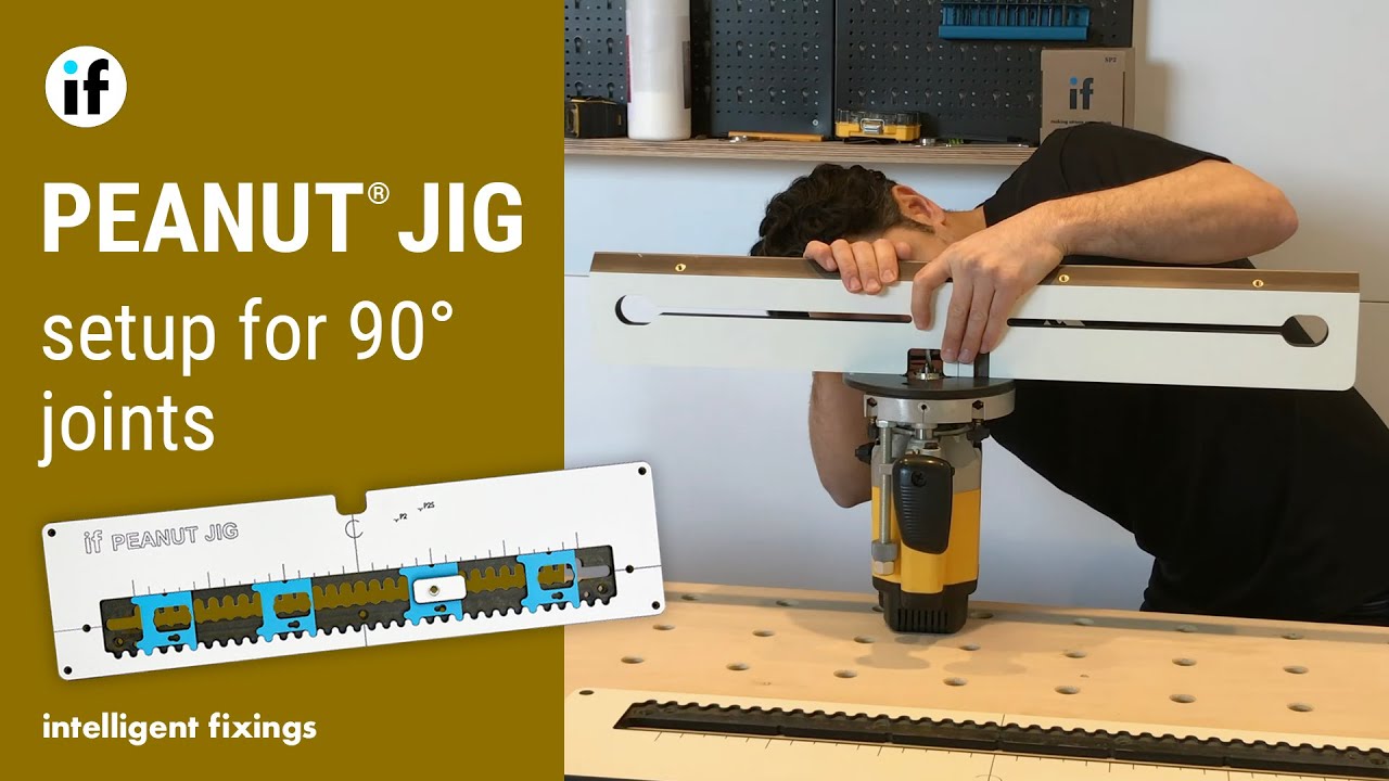 PEANUT Jig | Setup for 90&deg; joints