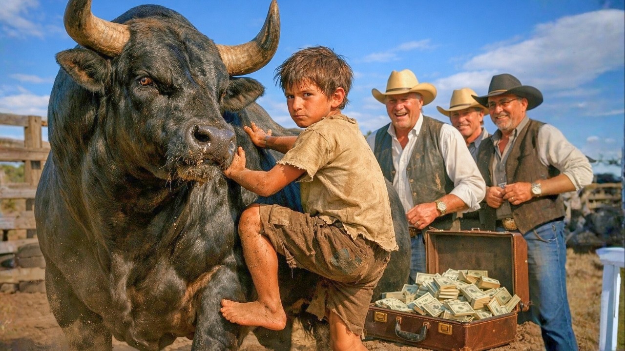 10 MILLONES PARA QUIEN SE SUBA AL TORO, SE RÍO EL HACENDADO, HASTA QUE EL HUMILDE MUCACHO HIZO LO...