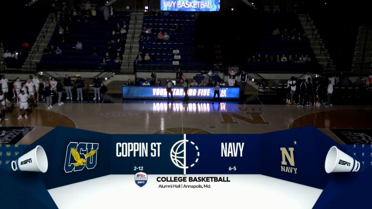 Highlights: Navy Men's Basketball vs. Coppin State (12/19/25)