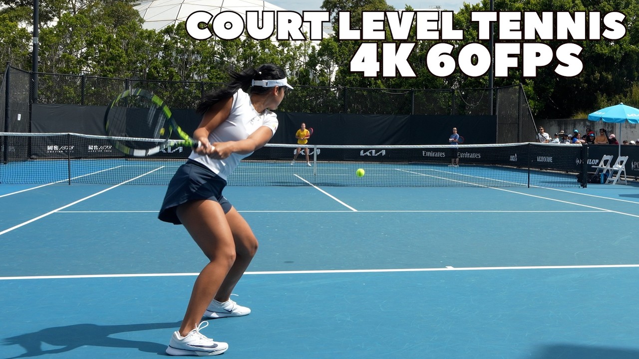 Alex Eala is so Strong from the Baseline! 💪🇵🇭 | Court Level Practice 4K 60FPS