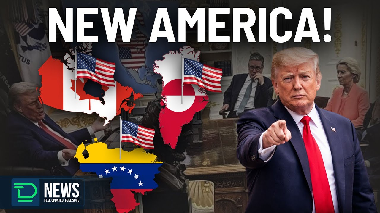 Canada, Greenland and Mexico as new America -Trump & Greenland Tension with NATO  #deafnews #islnews