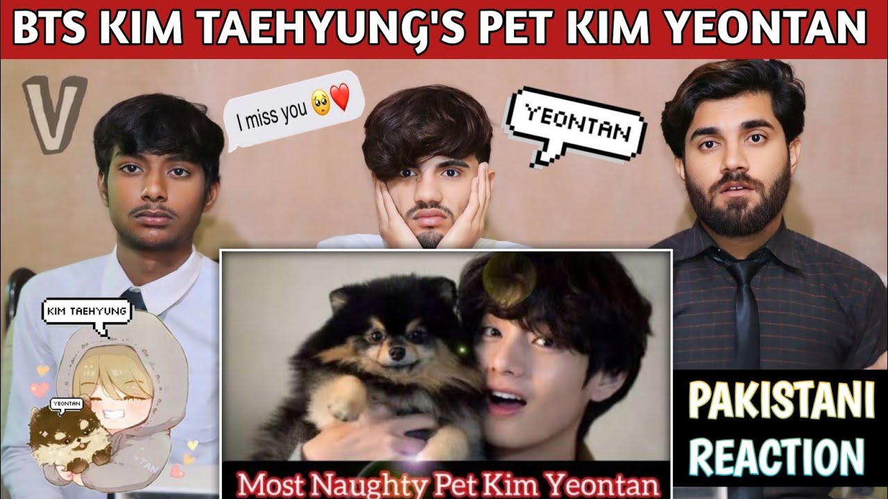 Bts Kim Taehyung's Pet Kim Yeontan - Pakistani Reaction - Usman Rajpoot