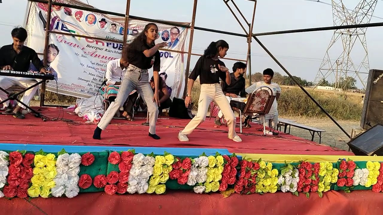 Dance 🪩 performance by class 12th and 10th