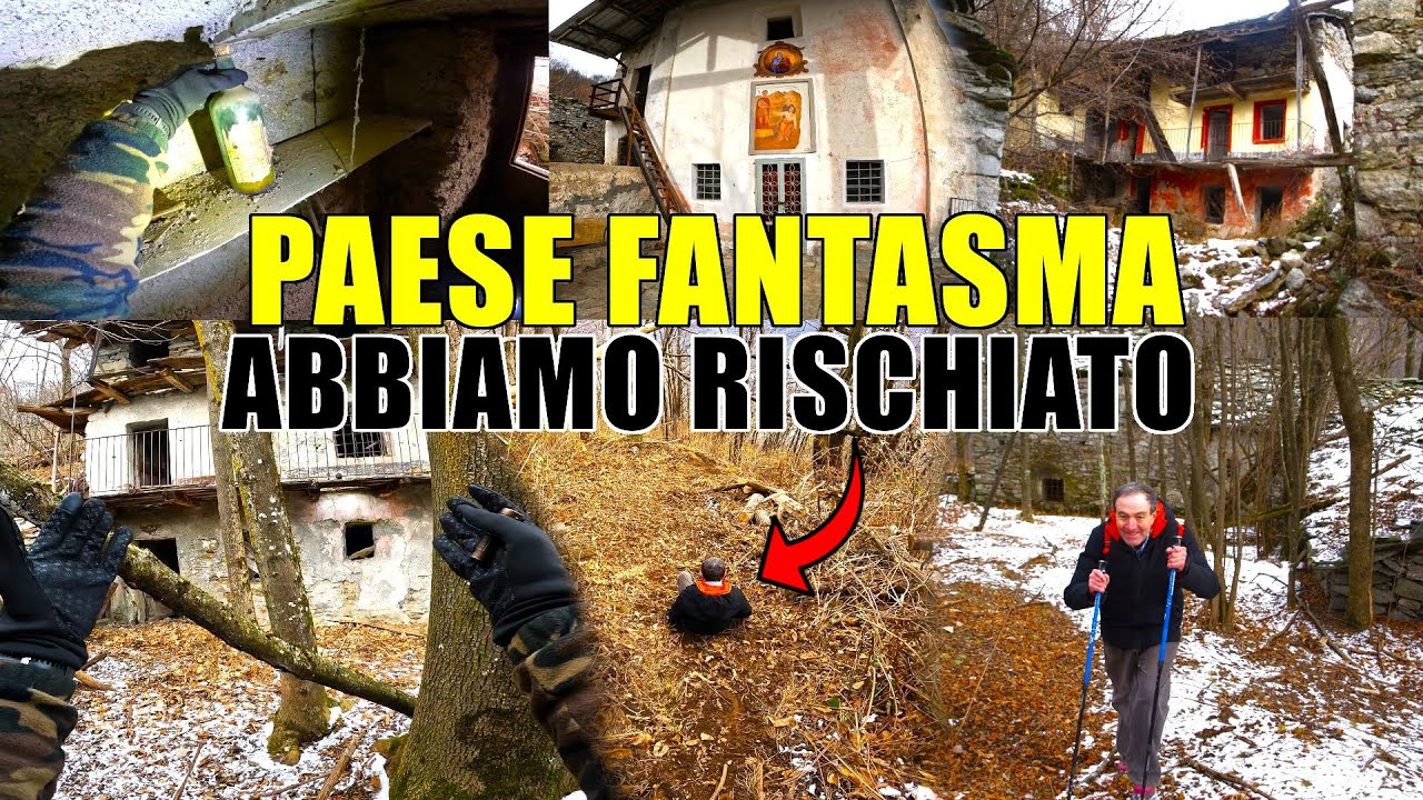 ESPLORIAMO UN PAESE FANTASMA DISPERSO IN MONTAGNA: ABBIAMO RISCHIATO SUL SENTIERO DI RITORNO!