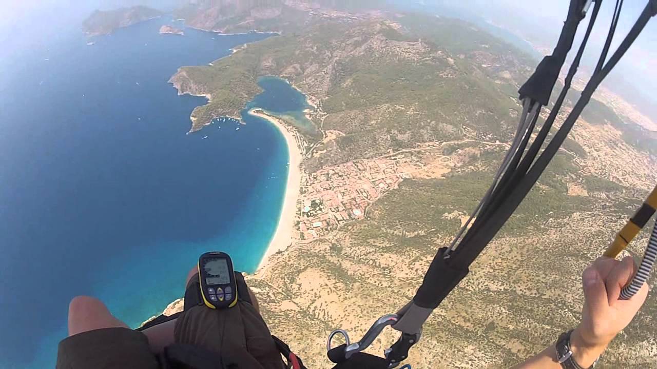 Paragliding Turkey. Second flight from the 300m take off at Babadag, Oludeniz 2012