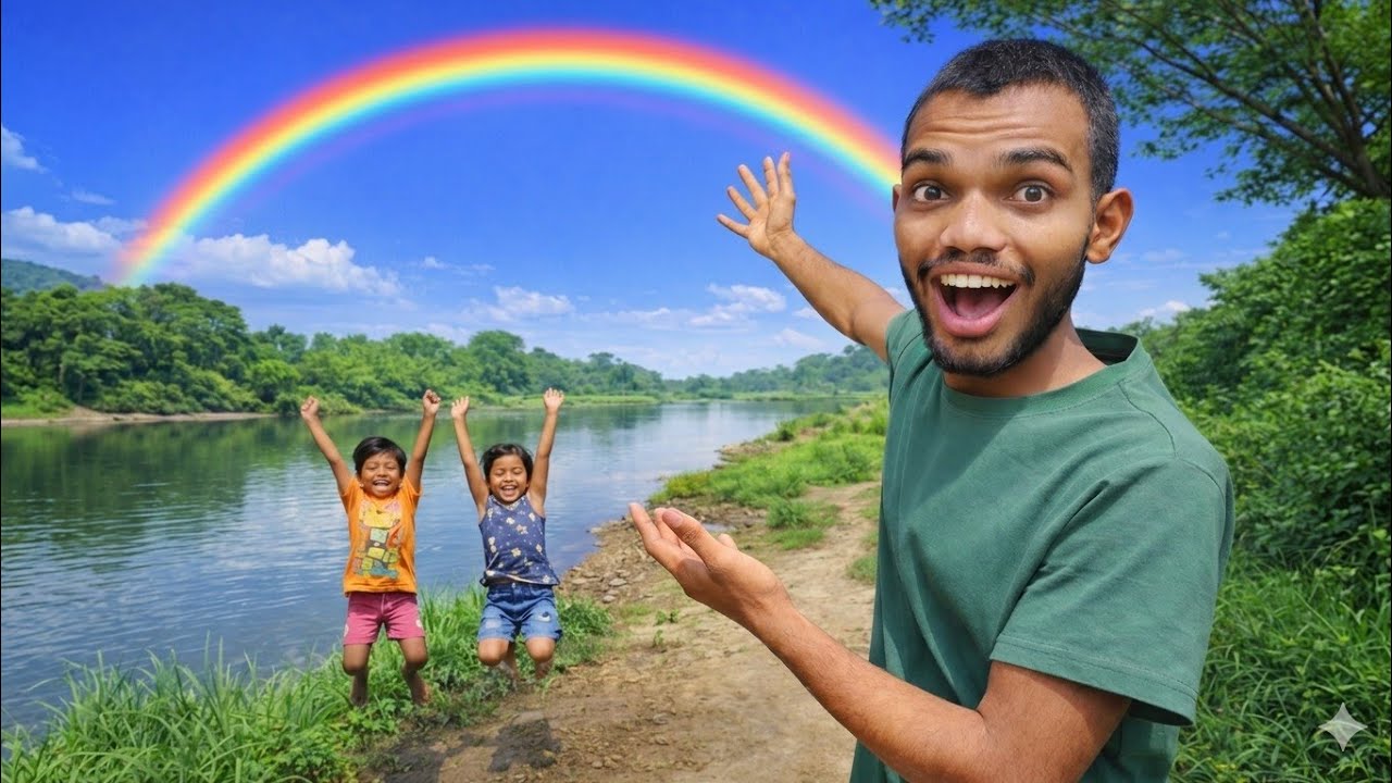 🌈 Aaj Hamne Real Rainbow Bana Diya | Desi Experiment | Amazing Science Trick